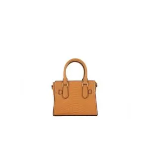 ( AS IS ) Michael Kors Hamilton Embossed XS Satchel Bag In Cider 35R4GHMC0G