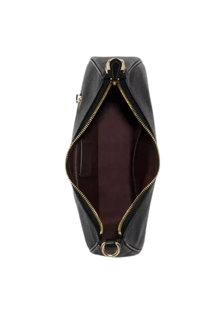 ( PREORDER ) Coach Teri
 Hobo Bag In Gold Black CJ517