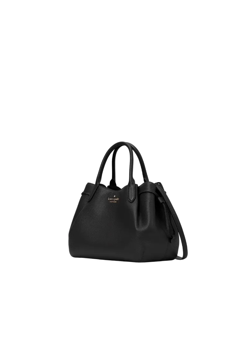 ( PREORDER ) Kate Spade Dumpling Satchel Bag Large In Black K8134