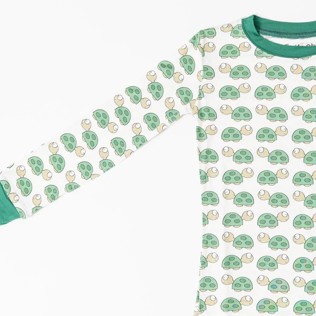 • The Turtle Take-Over • ‘Sleep Tight’ Two-Piece Bamboo Pajama and Playtime Set