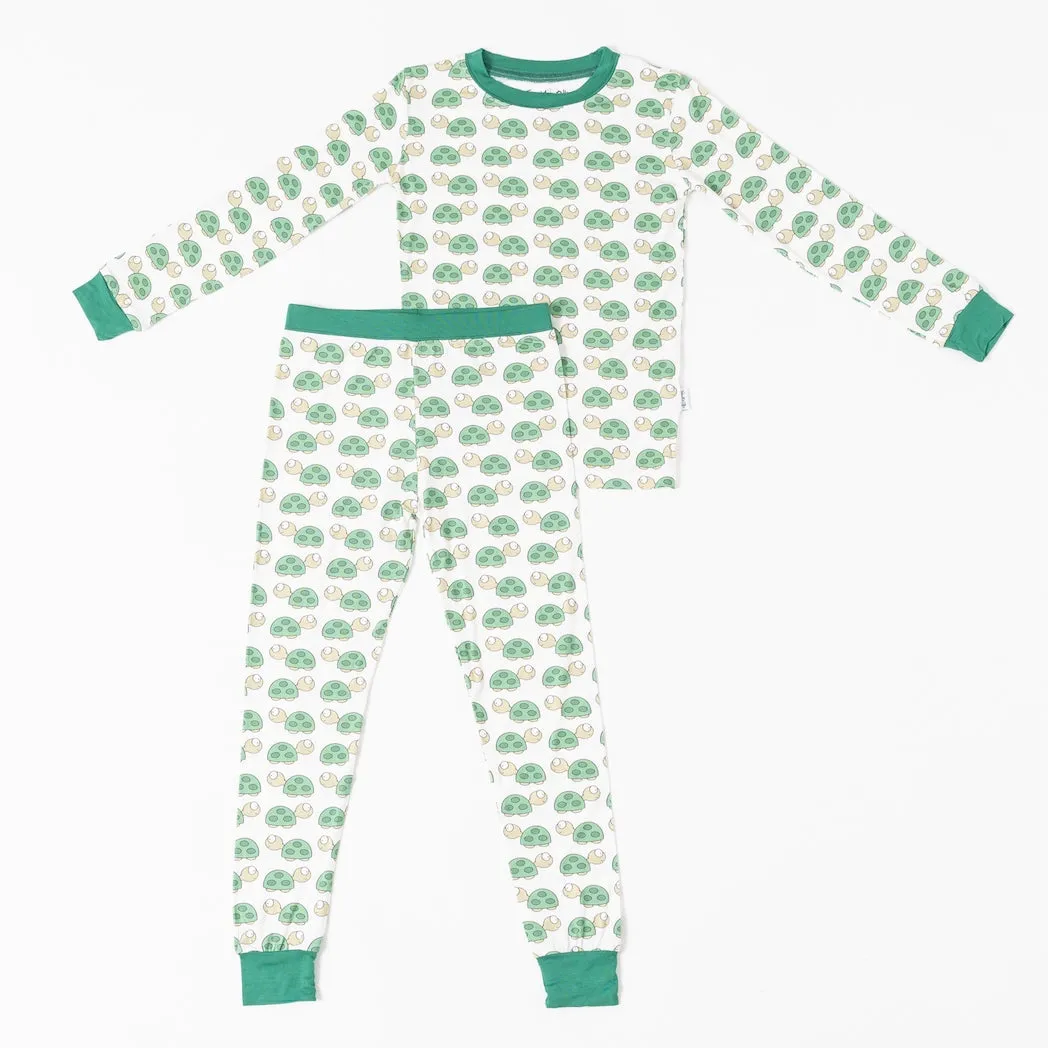 • The Turtle Take-Over • ‘Sleep Tight’ Two-Piece Bamboo Pajama and Playtime Set