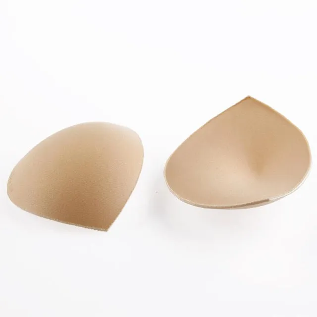 1 Pair Foam Top Push Up Bra Pads Insert Breast Enhancer for Bikini Pad SwimWear