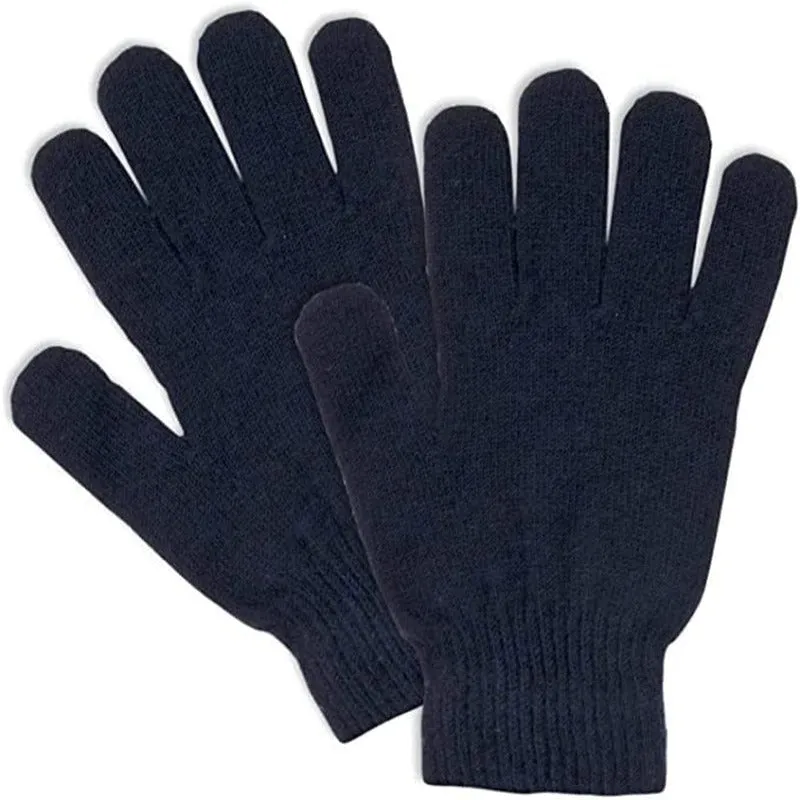 10 Pairs Adults Magic Winter Gloves, Warm Stretchy Knit Gloves