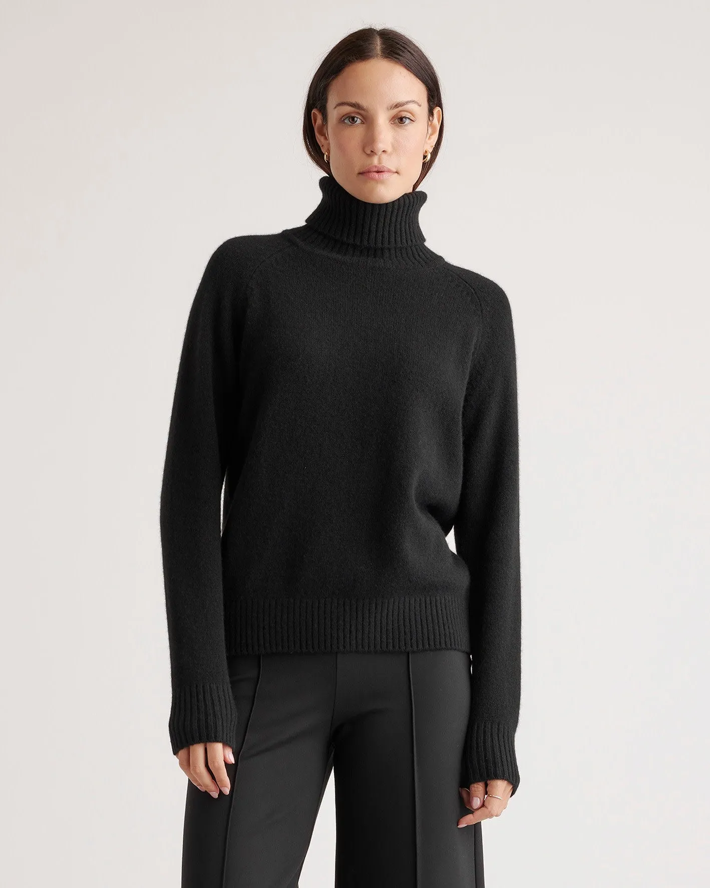 100% Yak Wool Turtleneck Sweater