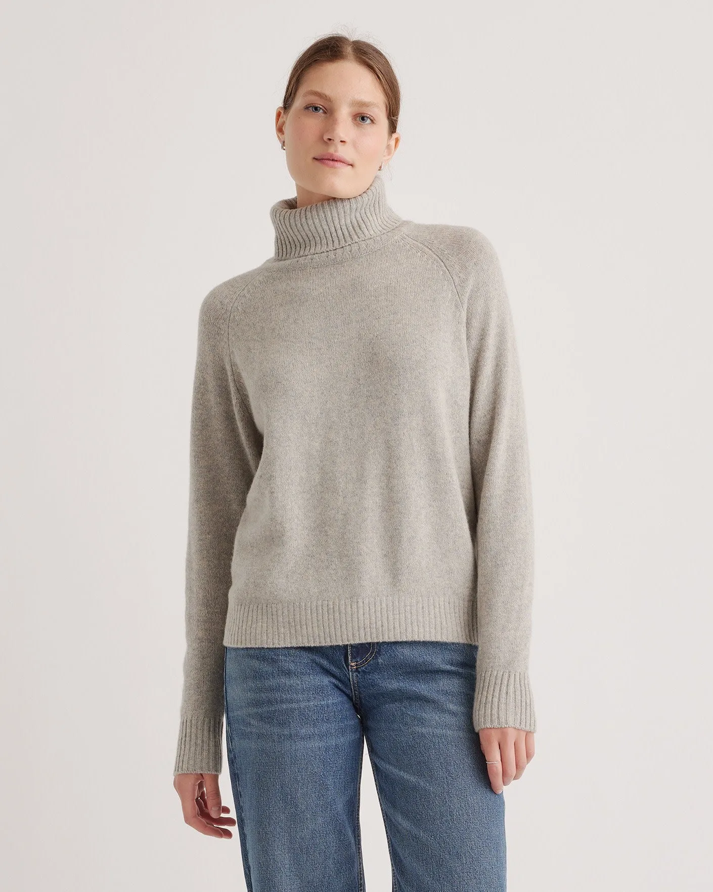 100% Yak Wool Turtleneck Sweater