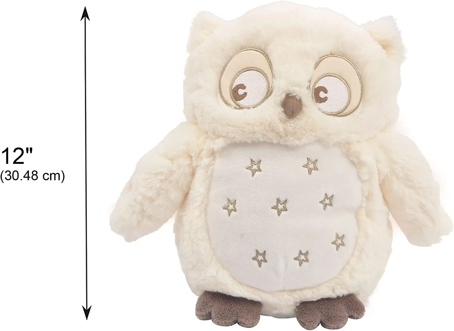 10" Soft Dreams Owl with Lullaby & Night Light (96757)