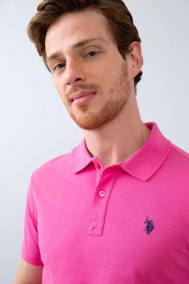 11385 Pink Slim Fit Golf US POLO ASSN T-Shirt