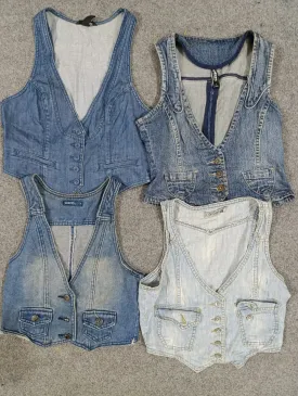 #141 Ladies Y2K Summers Denim Vest -34