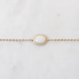 14k Gold Opal Bracelet