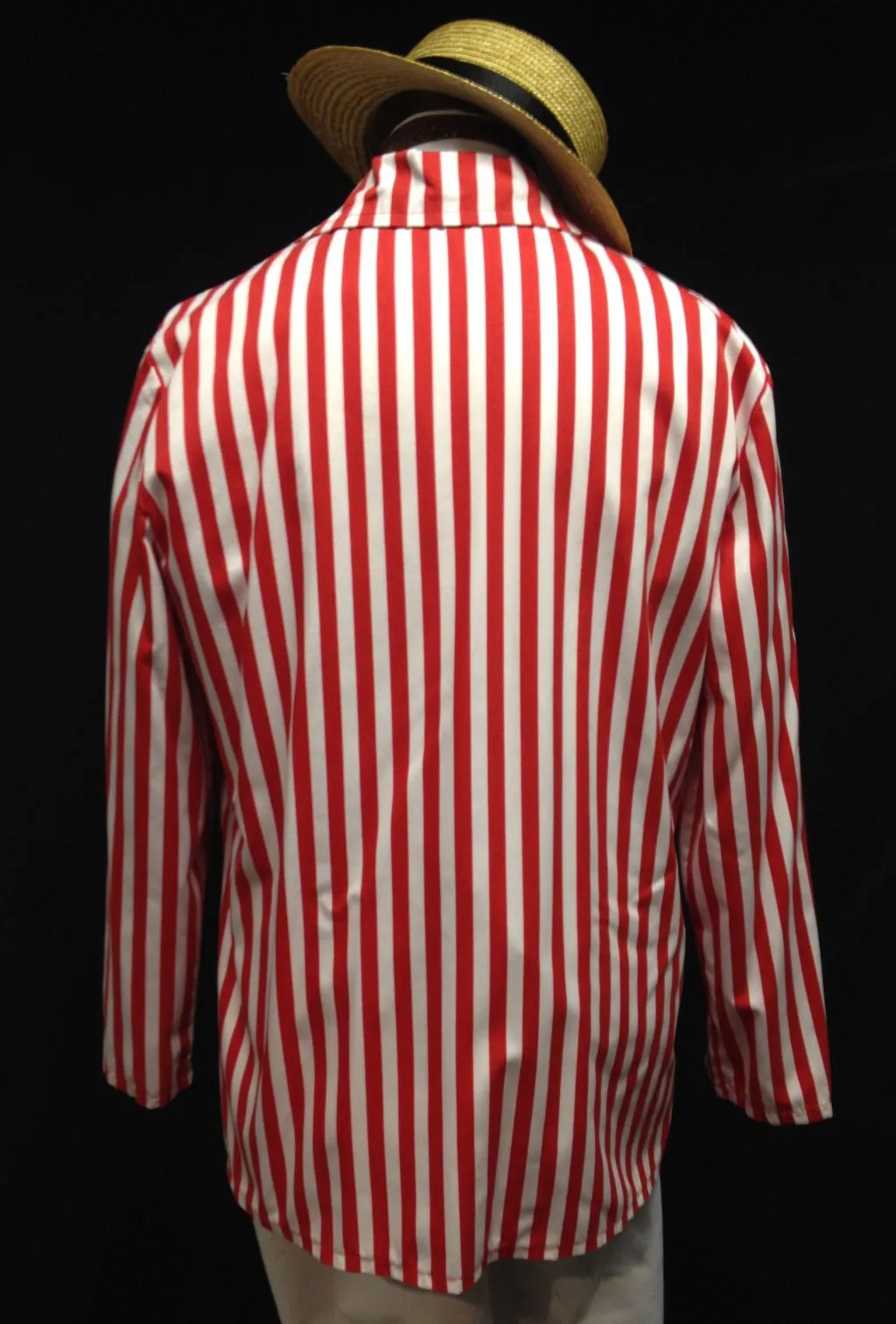 1920s Boater Man (Red & White) (HIRE ONLY)