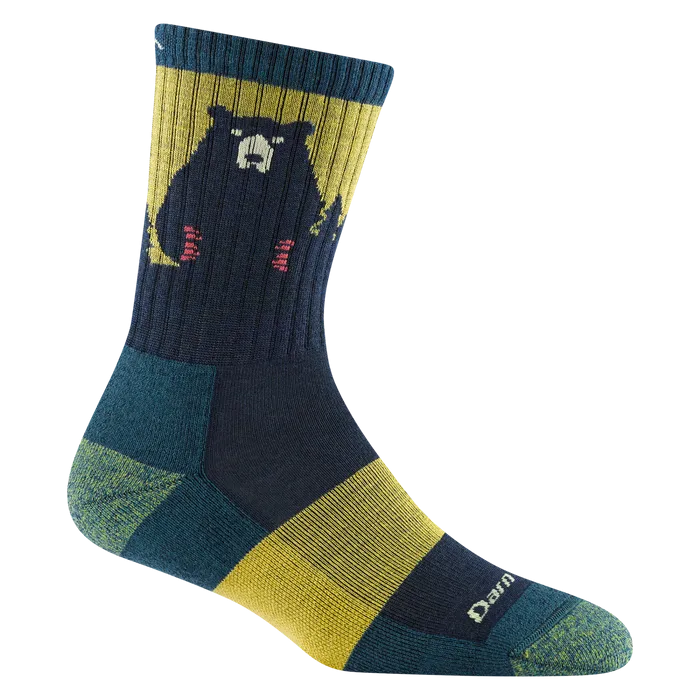 1970 Women's Bear Town Micro Crew Lightweight  Hiking Sock with Cushion