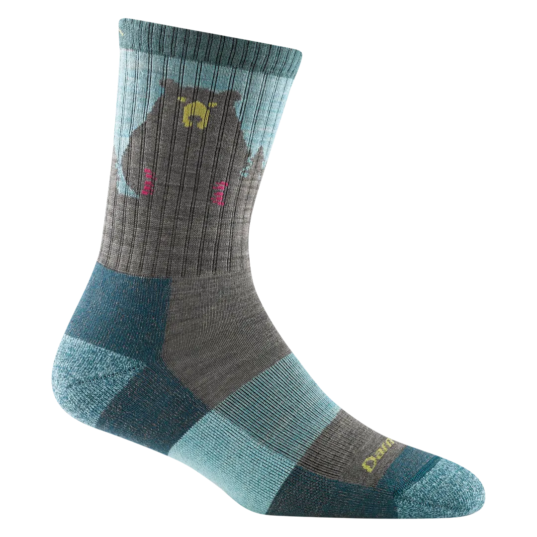 1970 Women's Bear Town Micro Crew Lightweight  Hiking Sock with Cushion