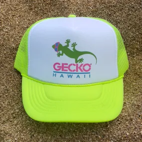 1980's Neon Yellow Trucker Hat