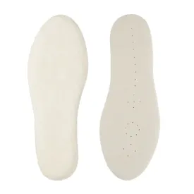 1pair Warm Shoe Insoles -Rabbit Hair Boot Shoe Insert Insoles Men (Beige)