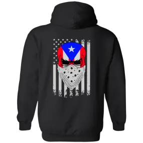 1st Star Skull (Back Image) Hoodie