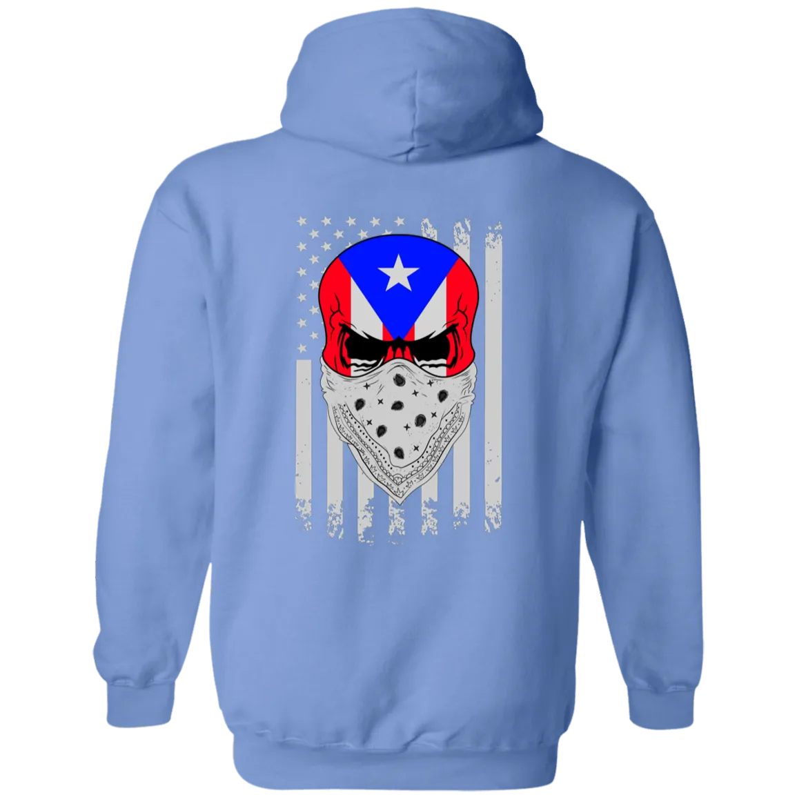 1st Star Skull (Back Image) Hoodie