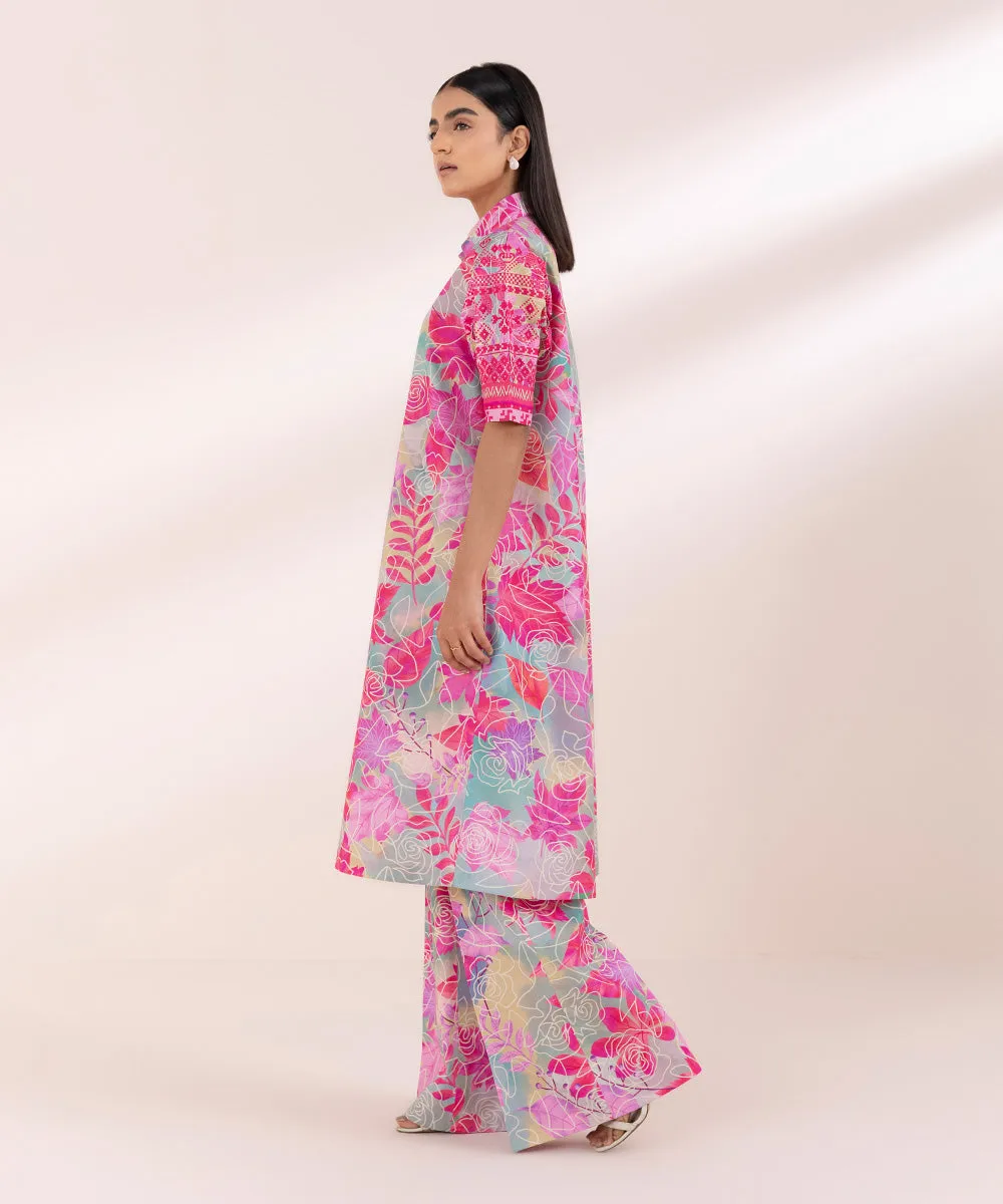 2 Piece - Printed Lawn Suit-00U2Tdy24V43