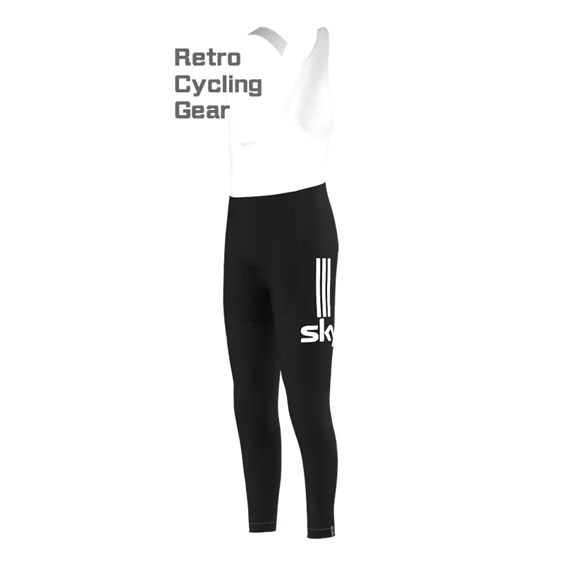 2015 sky Retro Long Sleeve Cycling Kits