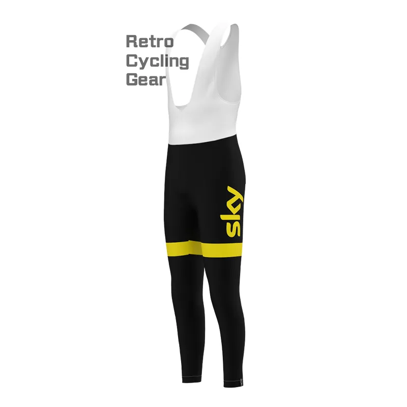 2018 sky Retro Long Sleeve Cycling Kits