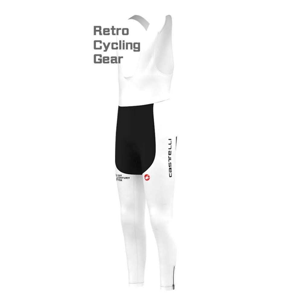 2018 white sky Retro Long Sleeve Cycling Kits