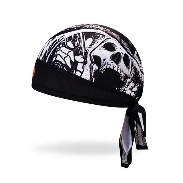 2019 Cycling Cap Head Scarf Men Women Bike bicycle MTB hats Sports Running Bandana Headscarf Ciclismo Pirate Hat Headband Skull