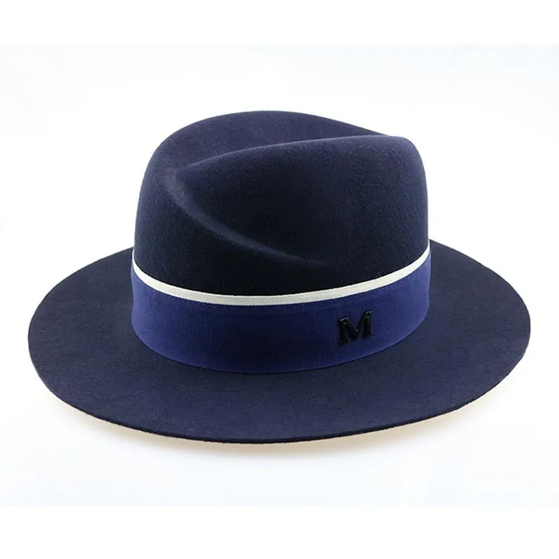 2022 New Hats For Men High Quality Autumn Winter Fedora Ladies Hats For Women M Wool Felt Hat Hair A