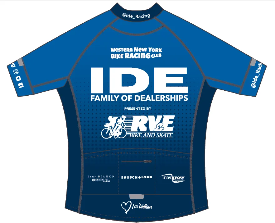 2022 "Ide Racing" Race Cut Cycling Jersey