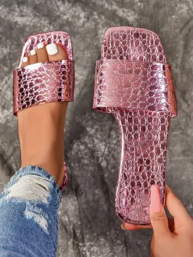 2024 Fashion Flat Sandals: Trendy Slipper for Women