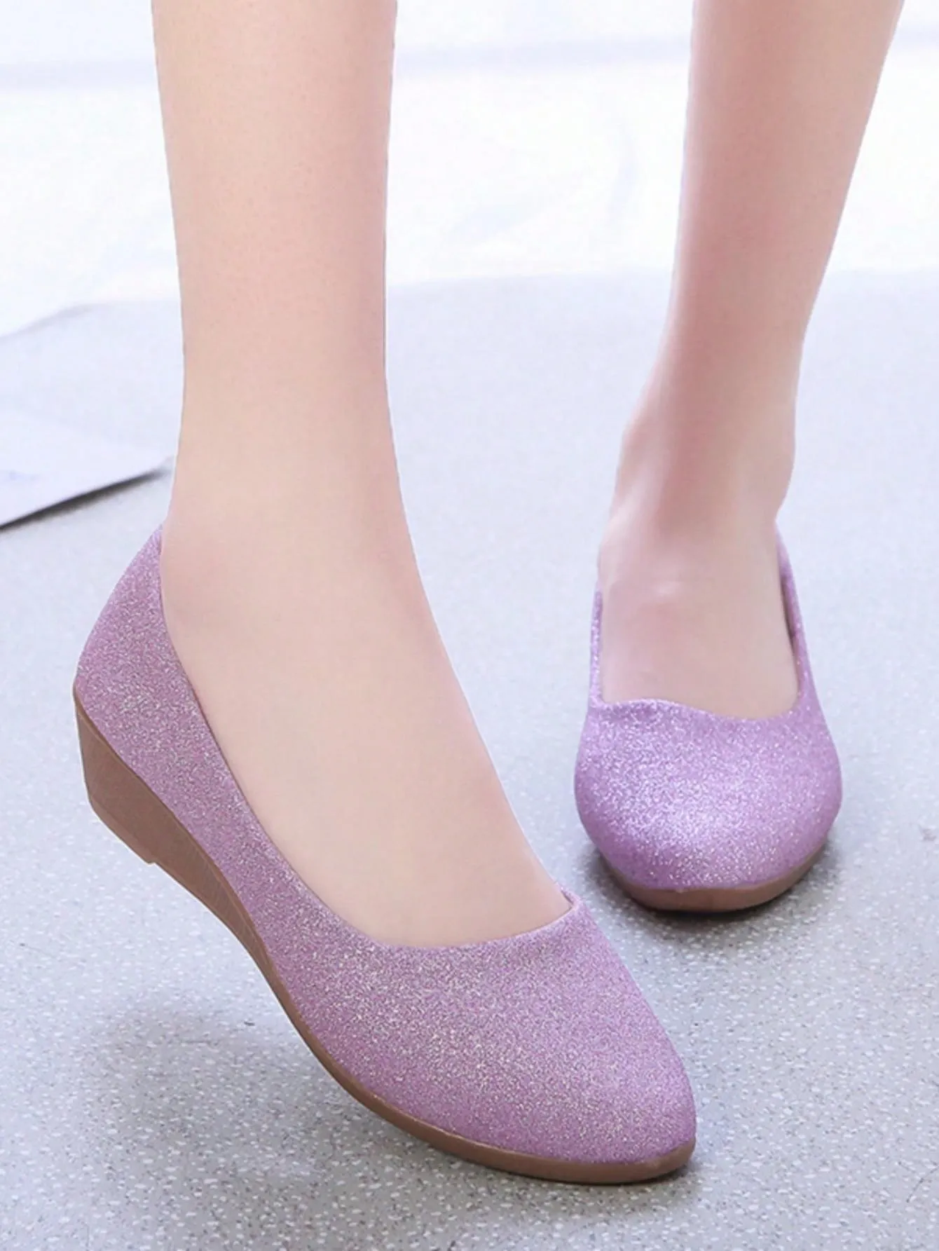 2024 Spring Autumn Fashion Single Shoes: Comfortable All-Match Slip-On Style