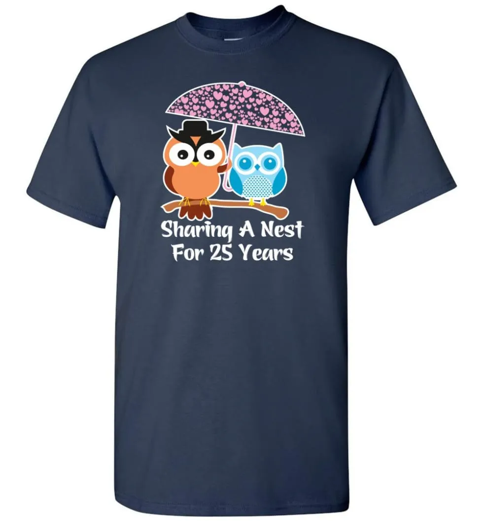 25 Years Wedding Anniversary Gifts Valentine's Day T-shirt