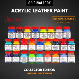 (27 Colors) Angelus Acrylic Leather Paint Collector Edition 1oz