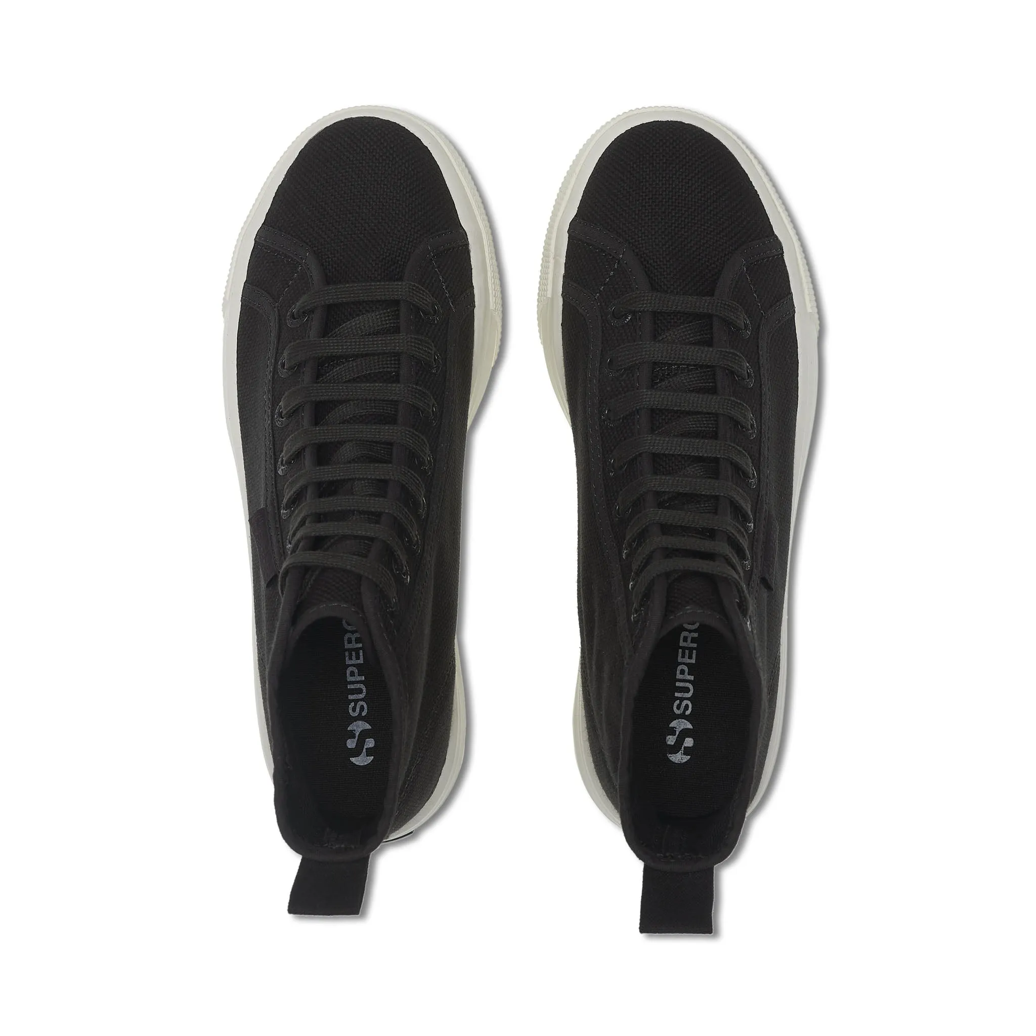 2708 High Top Tank Sneakers - Black Bristol Avorio Pearl Gum