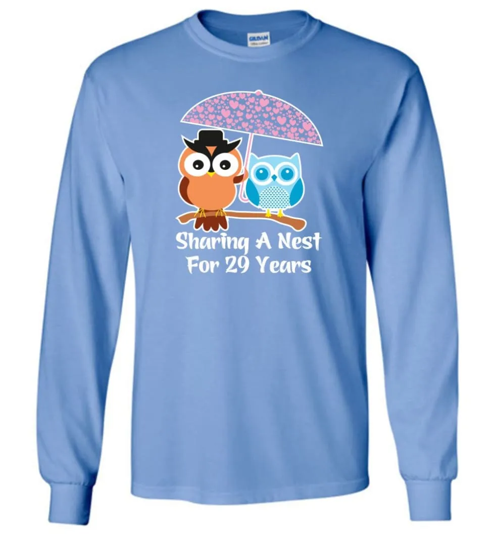 29 Years Wedding Anniversary Gifts Valentine's Day Long Sleeve T-Shirt