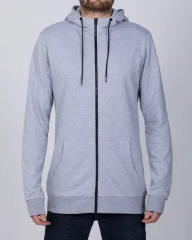 2t Zip Up Tall Active Hoodie (heather grey)