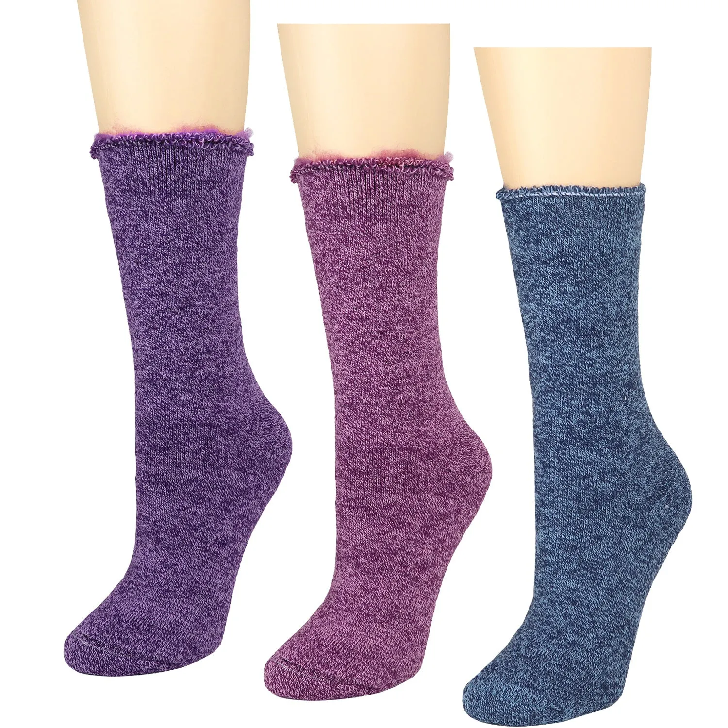 3-Pack Women's Heated Sox Thermal Socks