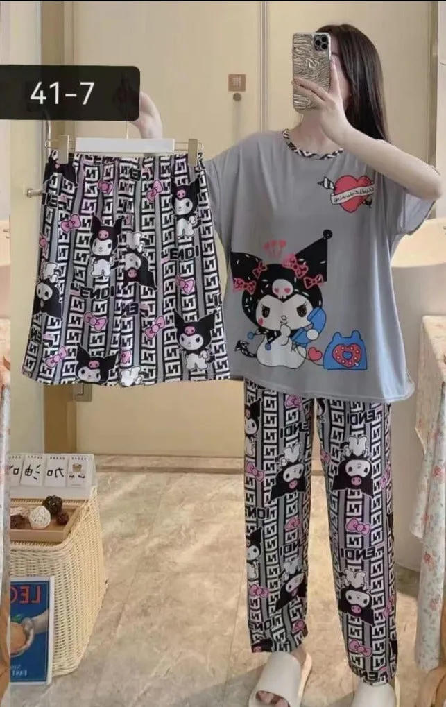 3 Pcs Women's Pajama Home Wear P41-7