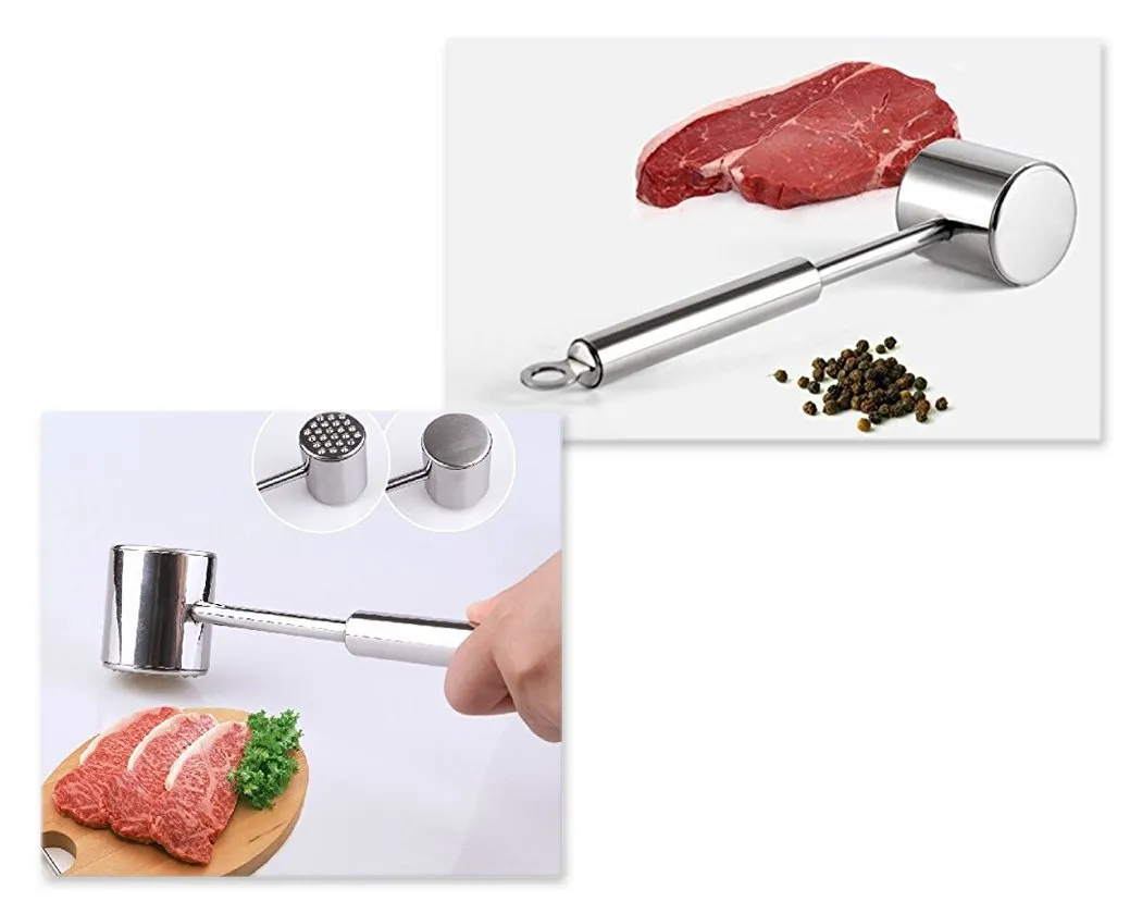 304 Stainless Steel Meat Tenderizer Hammer