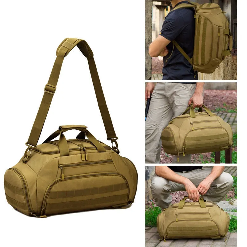 35L Military Molle Tactical Duffel Backpack