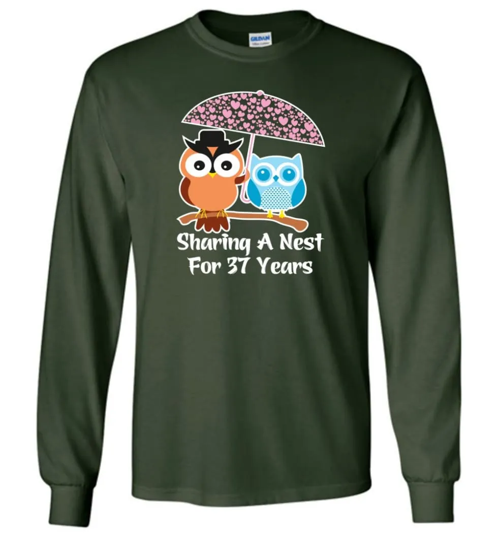 37 Years Wedding Anniversary Gifts Valentine's Day Long Sleeve T-Shirt