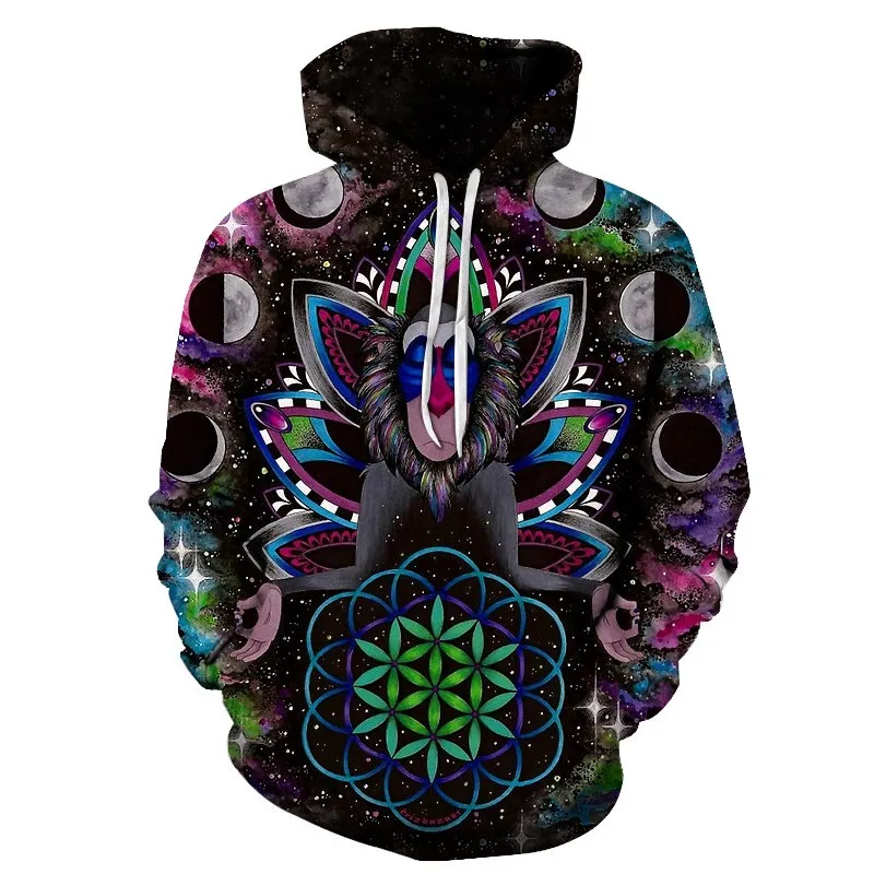 3d print Monkey Art Hoodies