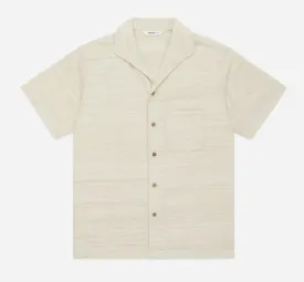 3sixteen - Leisure Shirt Ivory Handloom Silk