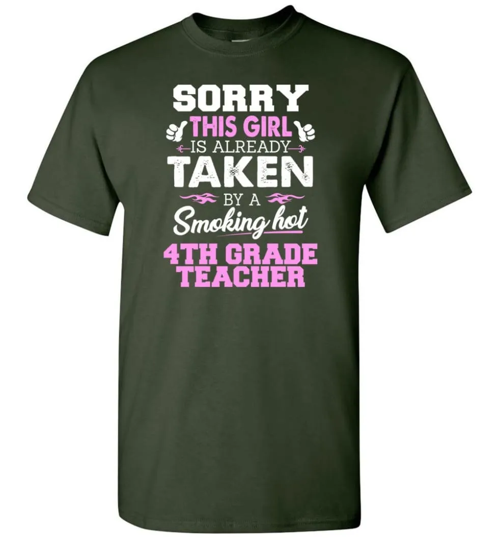 4Th Grade Teacher Shirt Cool Gift For Girlfriend Wife T-Shirt