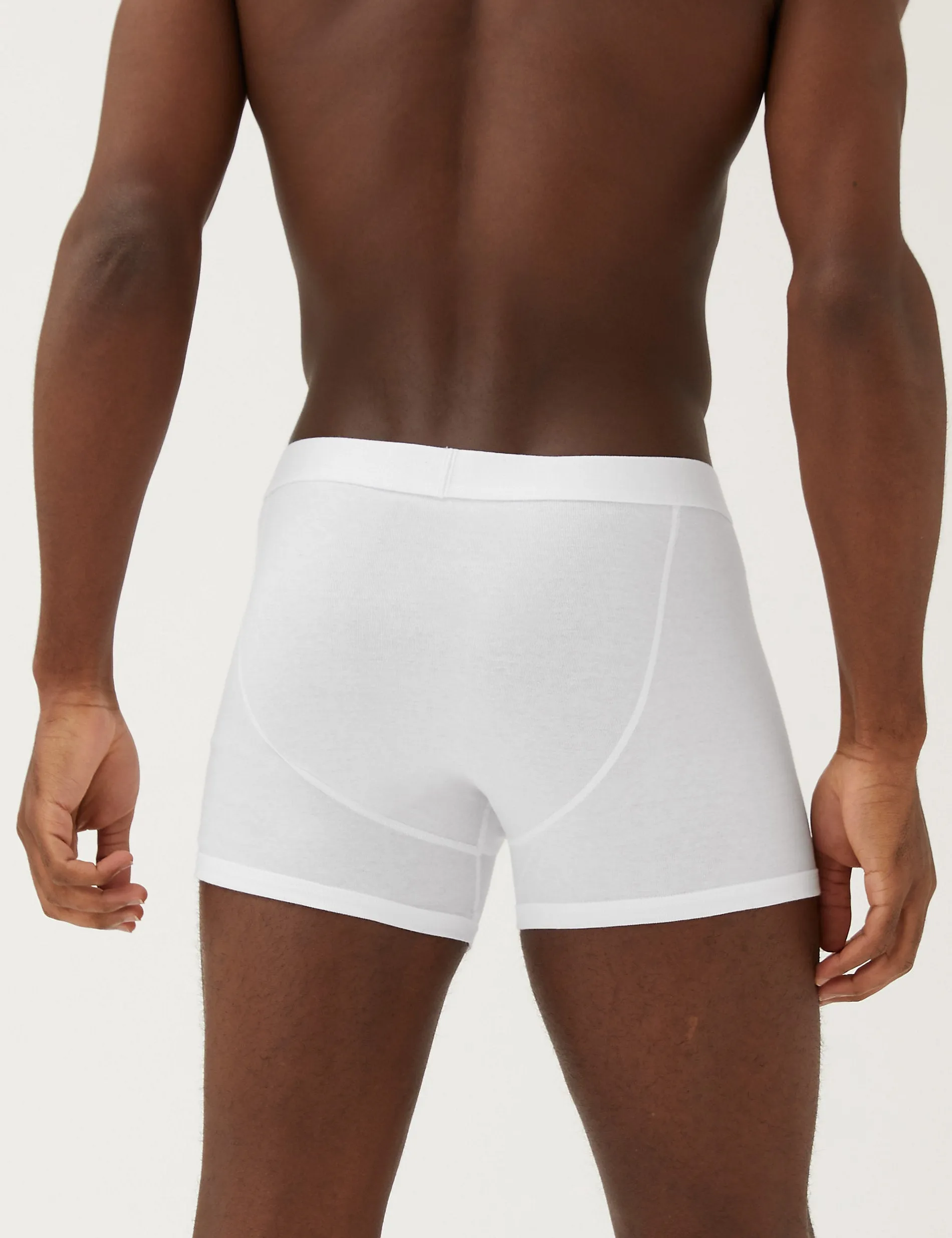 5 pcs. Marks & Spencer Cool & Fresh pure cotton swimming trunk, white