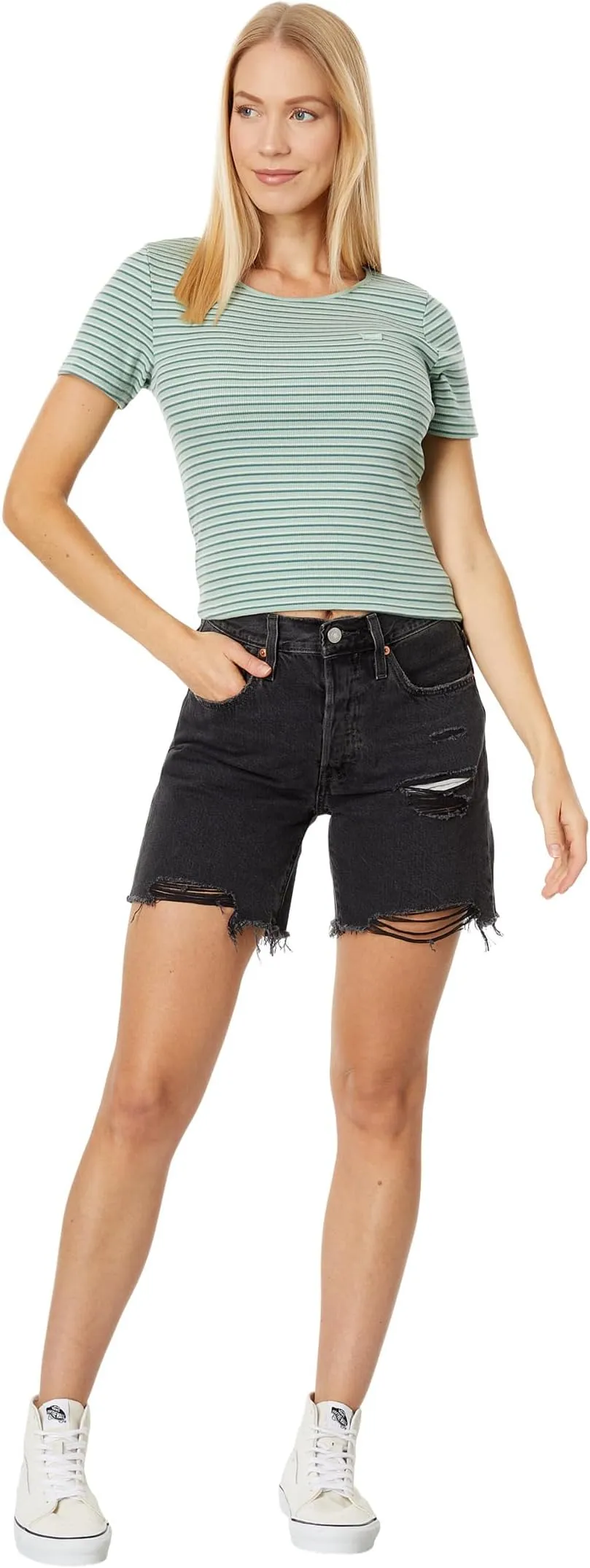 501 Levi's Mid-Thigh Shorts, Night Ruin