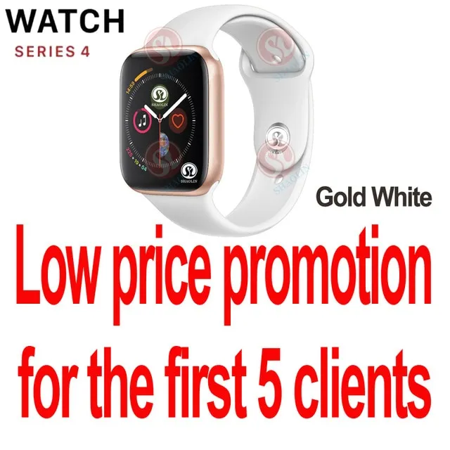 50%off 42mm Smart Watch Series 4 Clock Push Message Bluetooth Connectivity For Android phone IOS apple iPhone 6 7 8 X Smartwatch