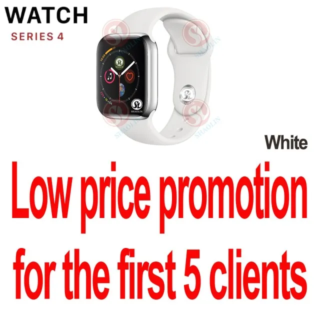 50%off 42mm Smart Watch Series 4 Clock Push Message Bluetooth Connectivity For Android phone IOS apple iPhone 6 7 8 X Smartwatch