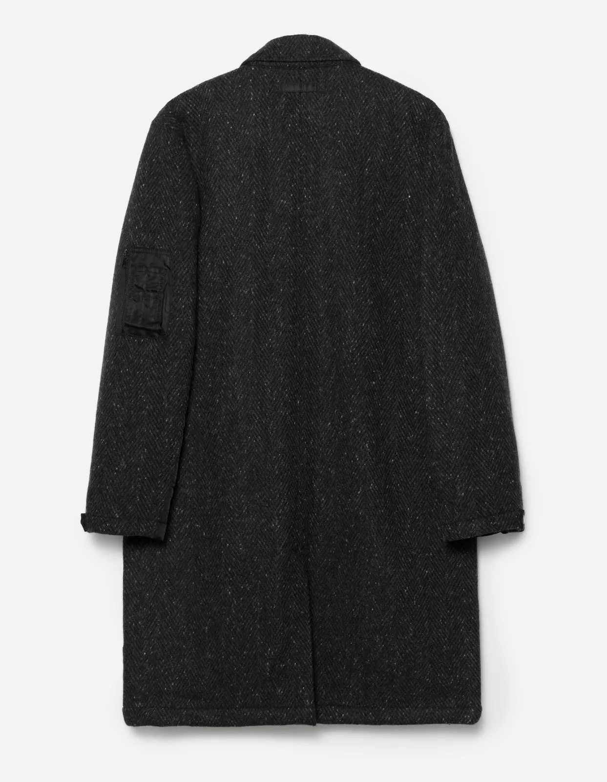 5333 Wool MA Mac Coat Black