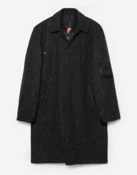 5333 Wool MA Mac Coat Black