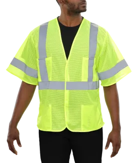 533ETLM Hi-Vis Economy Vest: Reflective