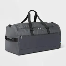 60L Duffel Bag Gray - Open